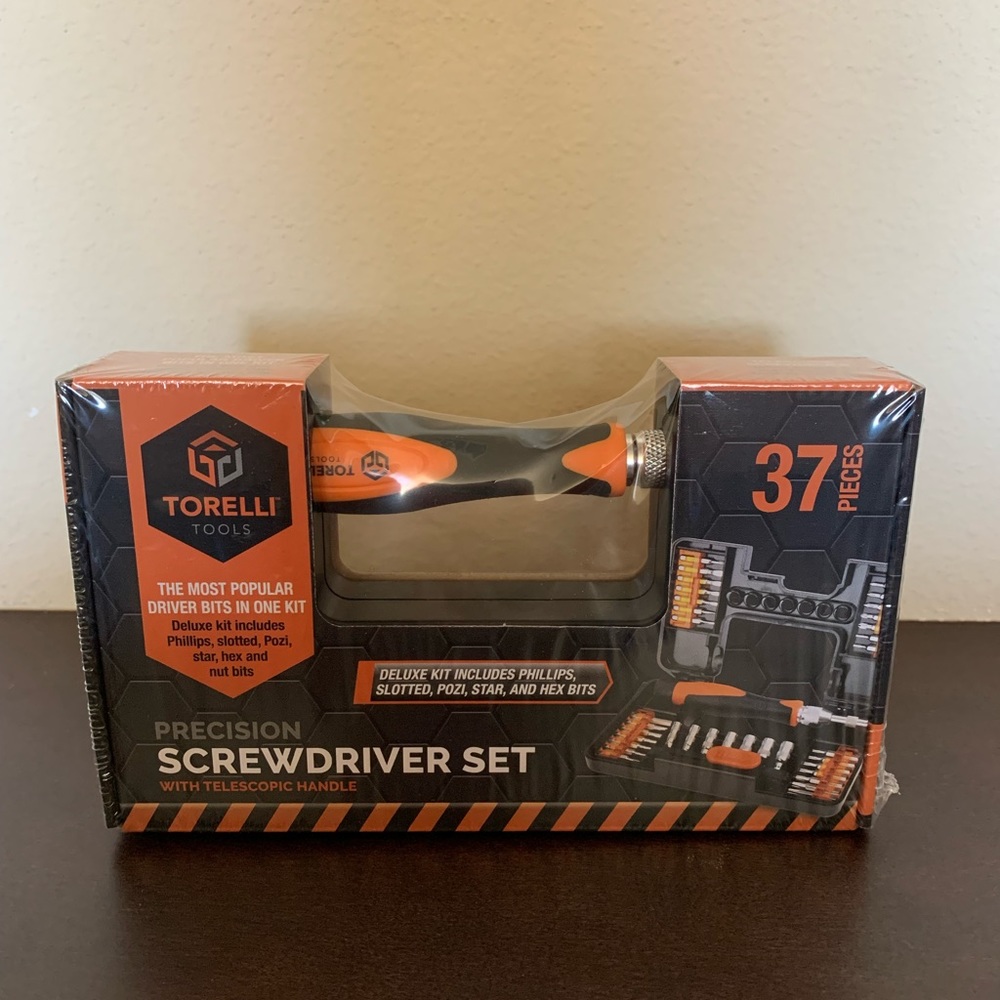 TORELLI 37 Pieces Precision Screwdriver Set (Condition: New)